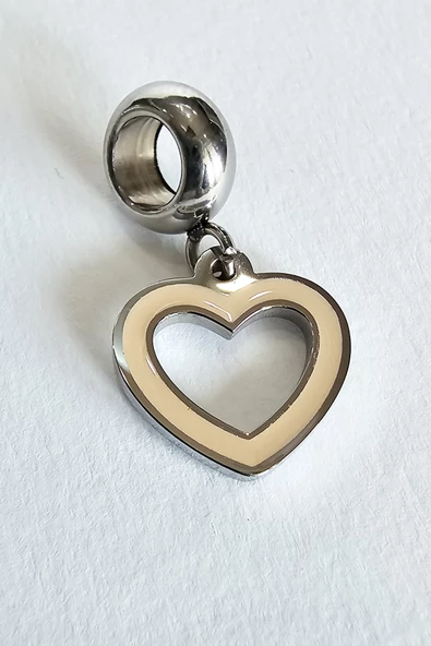 ÇELİK CHARM KALP ÇERÇEVE - Resim 2