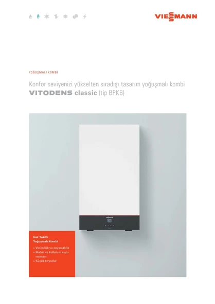 viesman vitodens clasic  25 kw  tam yoğuşmalı ürün görseli 1