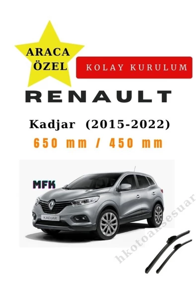 Mfk Renault Kadjar  (2015-2022) Araca Özel Silecek Ön İki ürün görseli 1