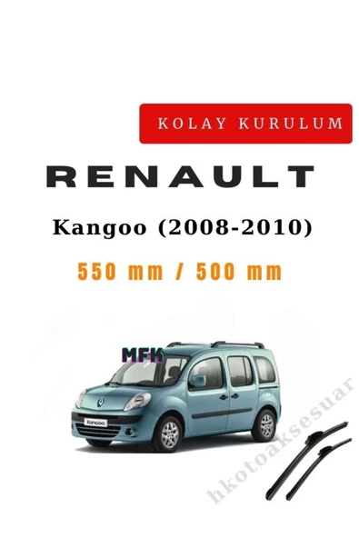 Mfk Renault Kangoo (2008-2010) Araca Özel Silecek Ön İki ürün görseli 1