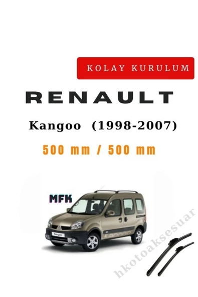 Mfk Renault Kangoo  (1998-2007) Araca Özel Sİlecek Ön İki ürün görseli 1