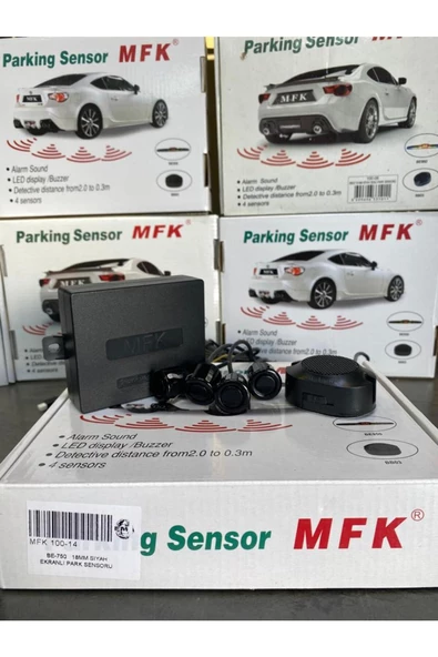 Mfk Universal Park Sensörü Sesli Siyah 18 Mm ürün görseli 1