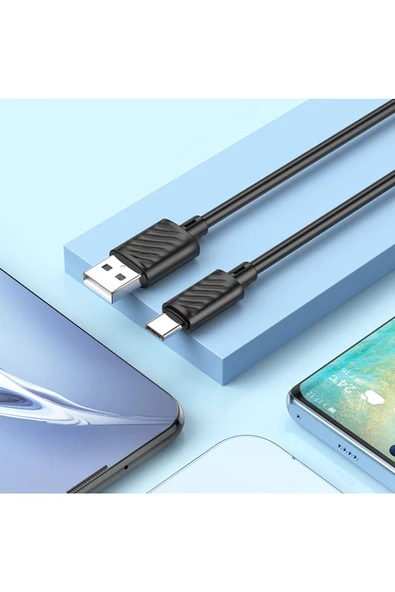 Hoco X88 Gratified Hızlı Şarj Kablosu - Usb To Type-c - Premium Product ürün görseli 1