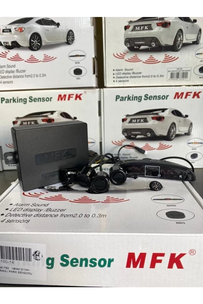 Mfk Universal Park Sensörü Dijital Görüntülü Ve Sesli Gri 18 Mm ürün görseli 1