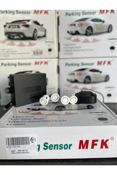 Mfk Universal Park Sensörü Sesli Beyaz 18 Mm - Resim 2