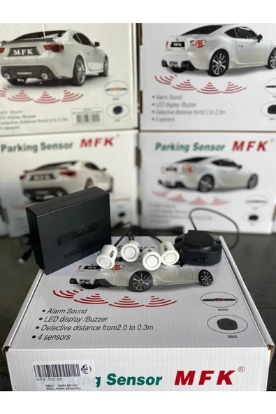 Mfk Universal Park Sensörü Sesli Beyaz 18 Mm - Resim 3