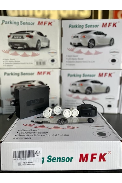 Mfk Universal Park Sensörü Sesli Beyaz 18 Mm ürün görseli 1