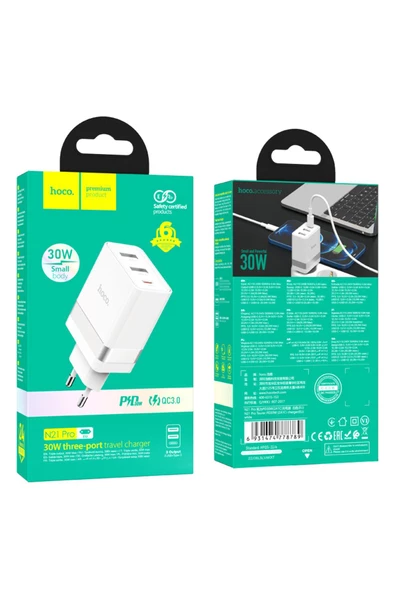 Hoco N21 Pro Tourer, Type-C 30W Şarj Adaptörü - Premium Product - Resim 2