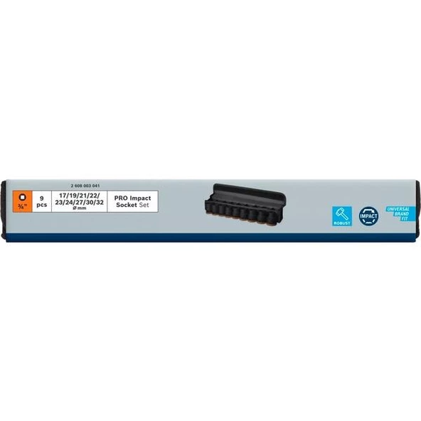 Bosch PRO Impact Lokma Ucu Seti 3/4" 9 lu - Resim 4