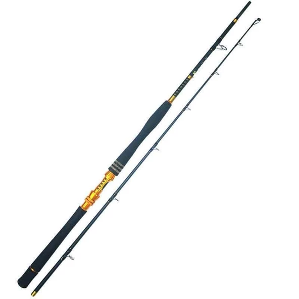 Albastar Deluxe Pro 180 cm 50 lbs Aksiyonlu Karbon Jig Olta Kamışı ürün görseli 1