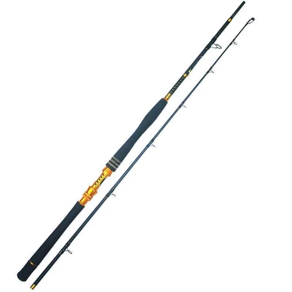 Albastar Deluxe Pro 180 cm 30 lbs Aksiyonlu Karbon Jig Olta Kamışı ürün görseli 1