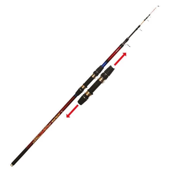 Albastar Enrico 390 cm 100-250g Atarlı Karbon Surf Olta Kamışı ürün görseli 1