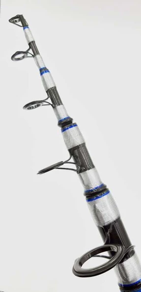 Albastar Astra 420 cm 100-250g Atarlı Karbon Surf Olta Kamışı ürün görseli 1