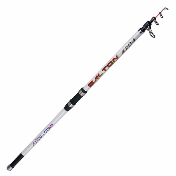 Albastar Salton 420 cm 100-200g Atarlı Fiber Teleskopik Olta Kamışı ürün görseli 1