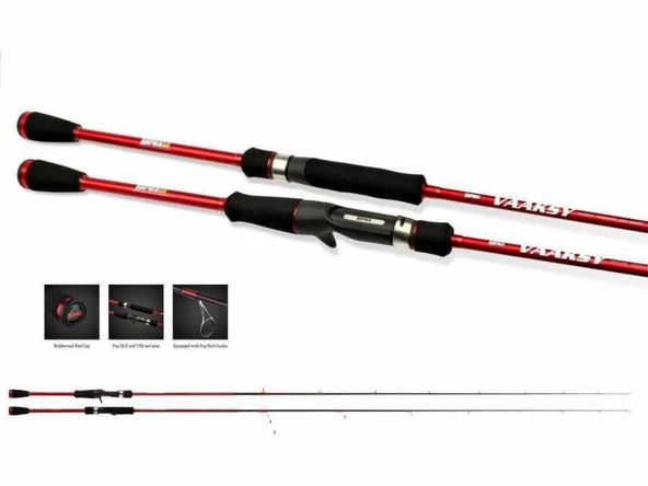 Rapala Vaaksy 198 cm 10-20lbs Aksiyonlu Karbon Spin Olta Kamışı ürün görseli 1