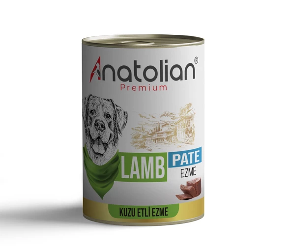 Anatolian Premium Adult Lamb Pate Kuzulu Yetişkin Köpek Ezme Konserve 400 gr ürün görseli 1