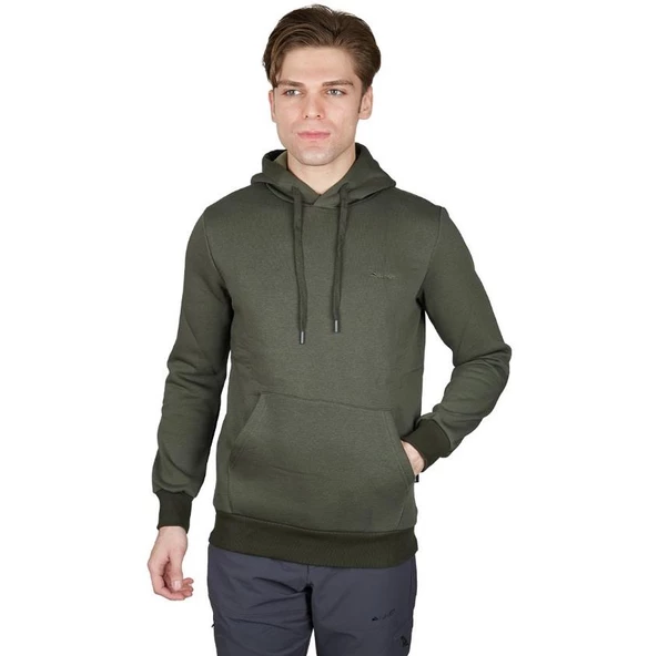 Alpinist Stream Erkek Kapşonlu Sweat M Beden Haki ürün görseli 1