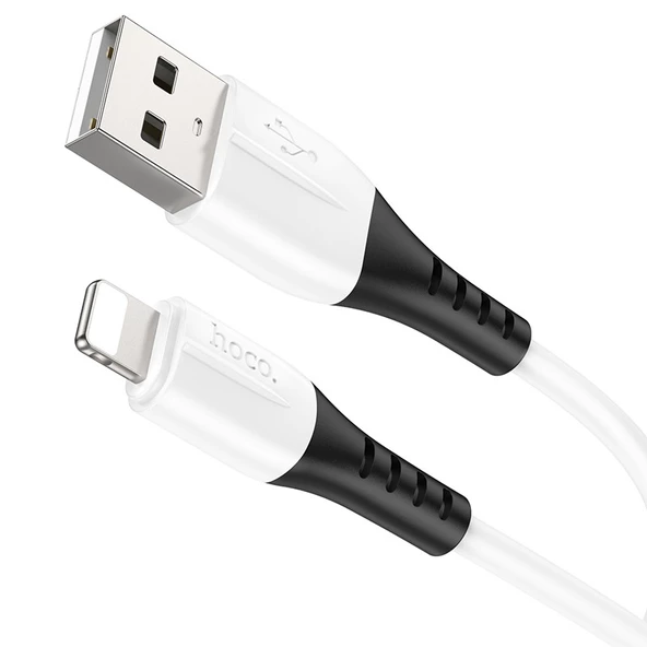 Hoco X82 iPhone Lightning to USB 2.4A Silikon Data ve Şarj Kablosu - Resim 3