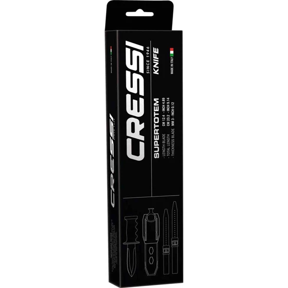Cressi Supertotem 12.4 cm Dalış Bıçağı - Resim 3