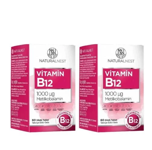 NaturalNest Vitamin B12 60 Tablet Fırsat Paketi ürün görseli 1