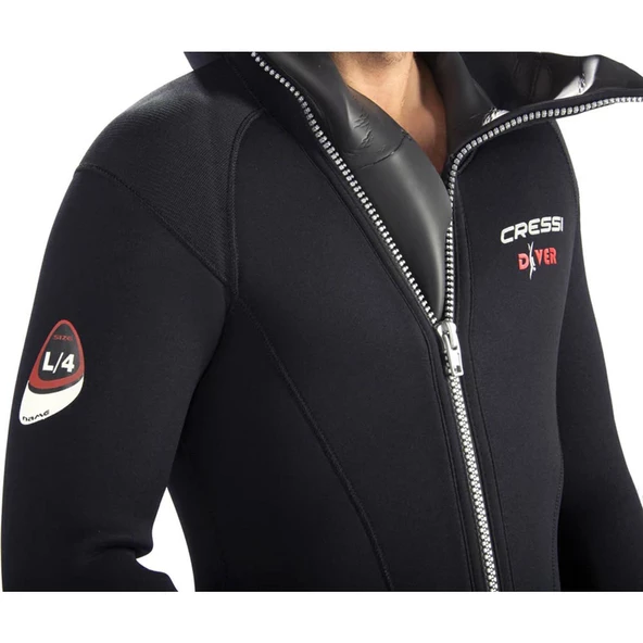 Cressi Diver Man 5 mm Dalış Elbisesi Small - Resim 3