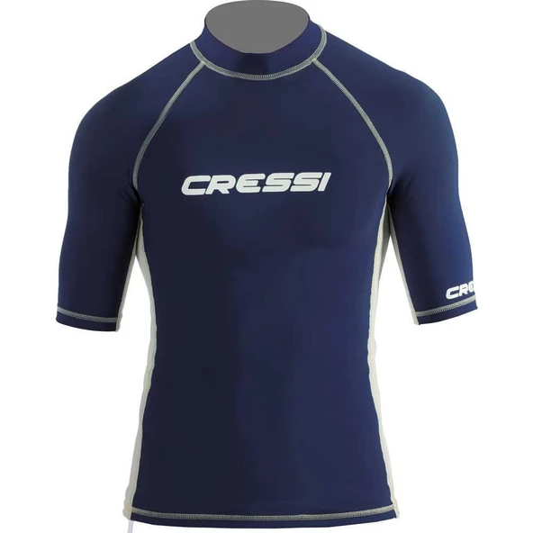Cressi Man Kısa Kollu Koyu Mavi Rash Guard Small ürün görseli 1