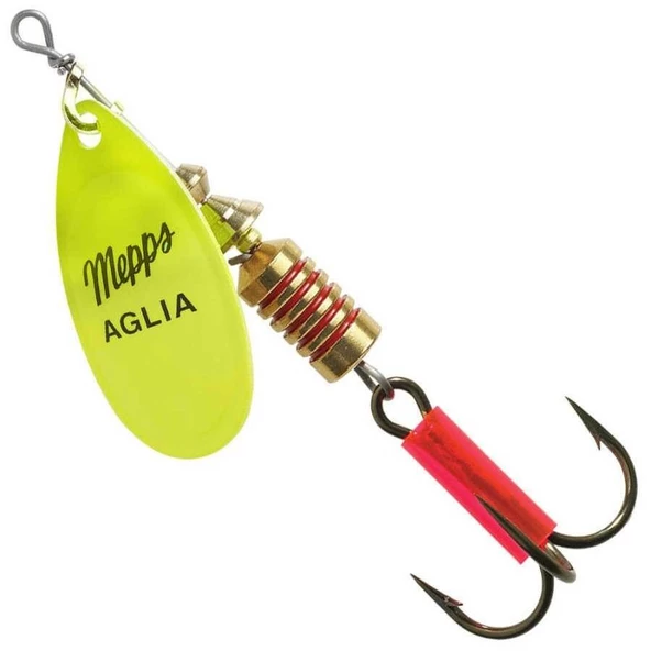 Mepps Aglia Fluo Fosfor Sarı No:3(7g) Döner Olta Kaşığı ürün görseli 1
