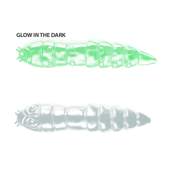 Libra Lures Kukolka Cheese(Peynir Aromalı) Glow UV Green 2.7 cm Suni Yem ürün görseli 1
