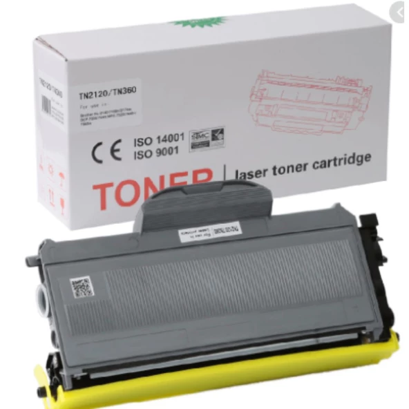 Muadil Toner Brother TN360/TN2130/TN2150 Siyah 2600 Sayfa ürün görseli 1