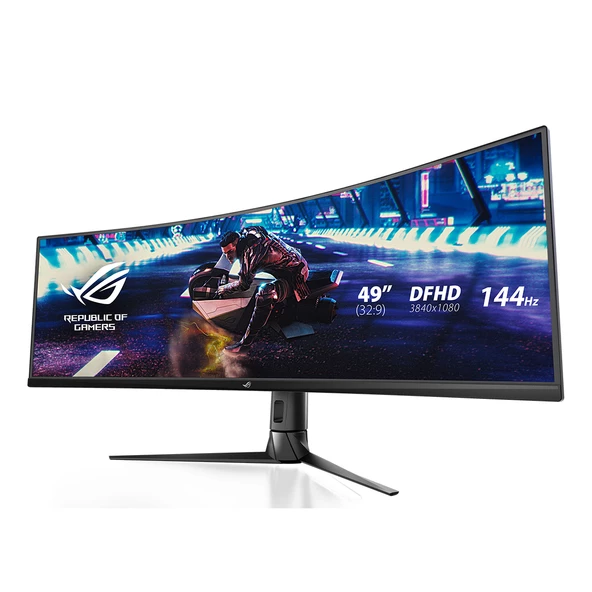ASUS 49" VA ROG STRIX XG49VQ 4MS 144Hz HDMI-DP Kavisli Gaming Monitör (3840 X 1080) ürün görseli 1