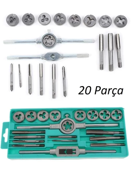 Revello 20 Parça Kılavuz Pafta Seti - Resim 2