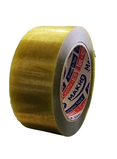 MAKRO PLUS Şeffaf Koli Bantı 45mmx100Mt (Yüksek Yapışkanlı) ürün görseli 1