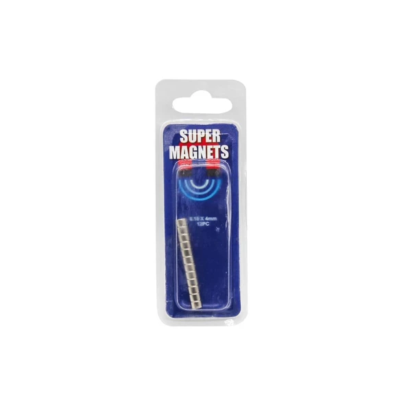 Super Magnets Mıknatıs 6.18x4mm 12li Paket ürün görseli 1
