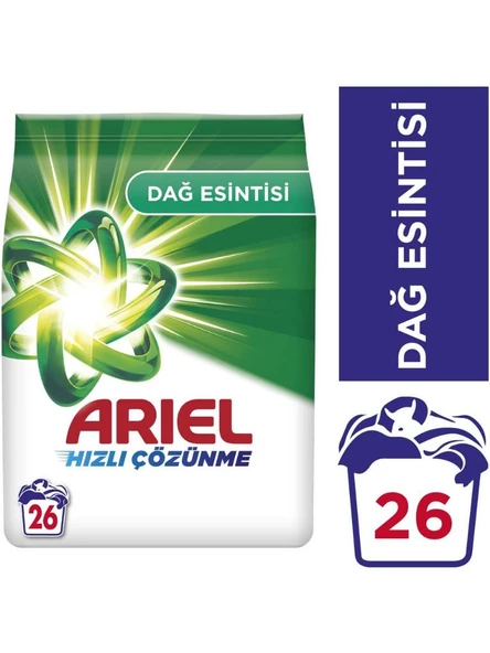 Ariel AquaPudra Dağ Esintisi 4 kg Toz Deterjan ürün görseli 1