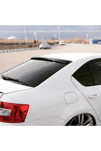 Skoda Octavia Arka Cam Üstü Spoiler 2013-2019 Arası Uyumlu ürün görseli 1