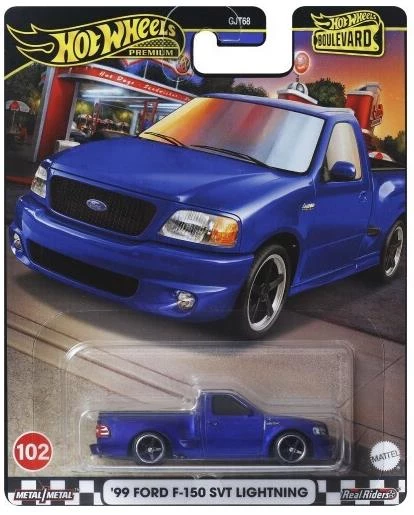 Hot Wheels Premium Boulevard '99 Ford F-150 SVT Lightning HRT60 ürün görseli 1