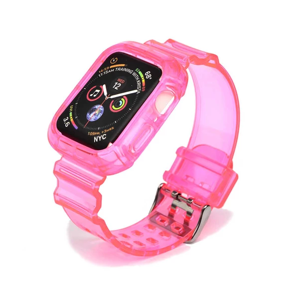 Apple Watch 44mm KRD-27 Silikon Kordon - Resim 8