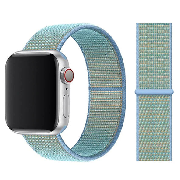 Apple Watch 42mm KRD-03 Hasır Kordon - Resim 8