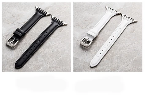 Apple Watch 44mm KRD-28 Deri Kordon - Resim 11