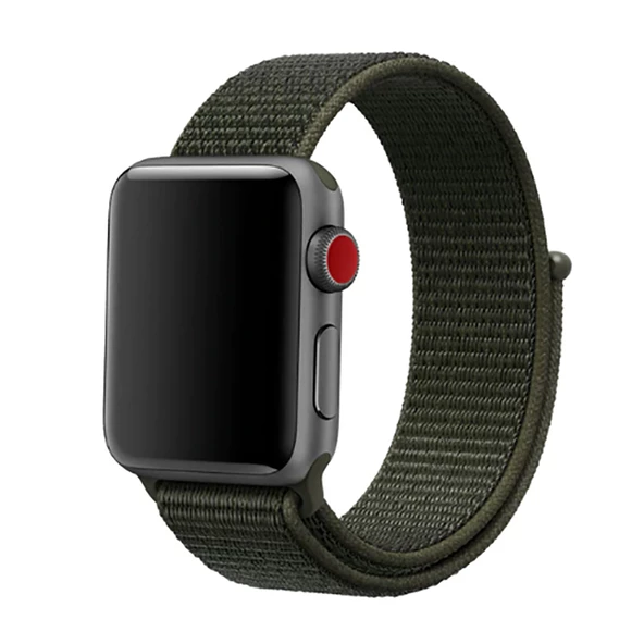 Apple Watch 42mm KRD-03 Hasır Kordon - Resim 7