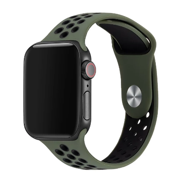 Apple Watch 40mm KRD-02 Silikon Kordon - Resim 4