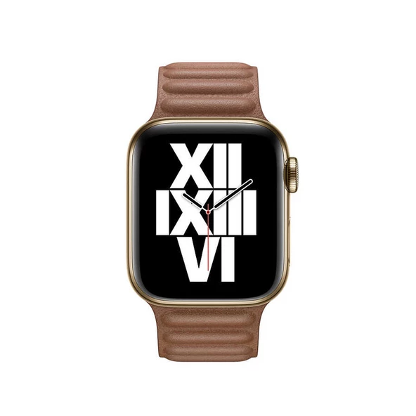 Apple Watch 38mm KRD-34 Deri Kordon - Resim 3