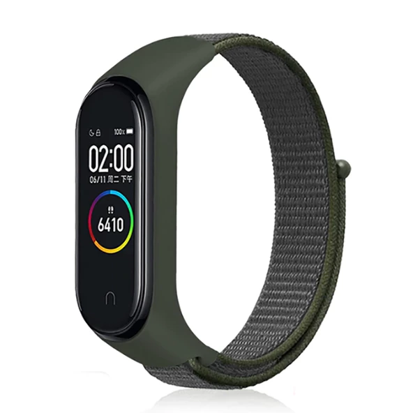 Xiaomi Mi Band 5 KRD-03 Hasır Kordon - Resim 9