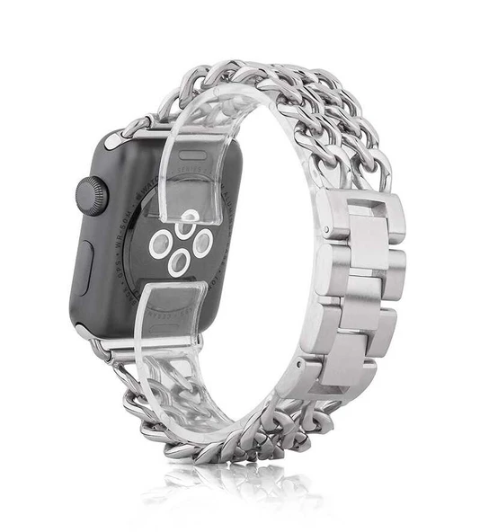 Apple Watch 38mm Cowboy Metal Kordon - Resim 9