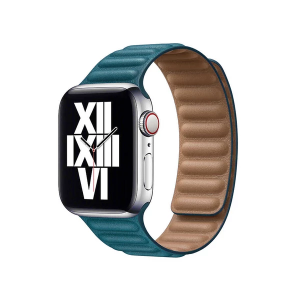 Apple Watch 38mm KRD-34 Deri Kordon - Resim 10