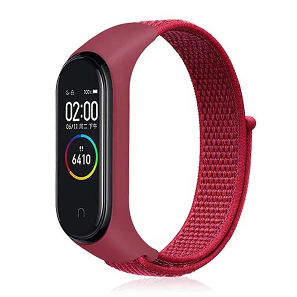 Xiaomi Mi Band 5 KRD-03 Hasır Kordon - Resim 2