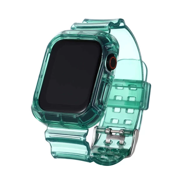 Apple Watch 44mm KRD-27 Silikon Kordon - Resim 7