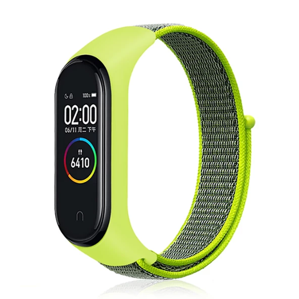Xiaomi Mi Band 5 KRD-03 Hasır Kordon - Resim 6