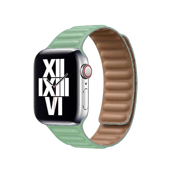 Apple Watch 38mm KRD-34 Deri Kordon - Resim 7