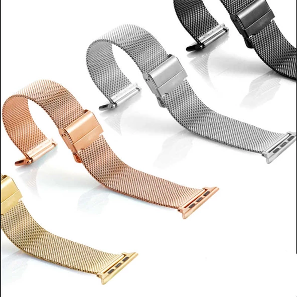 Apple Watch 7 45mm KRD-01 Metal Kordon - Resim 9